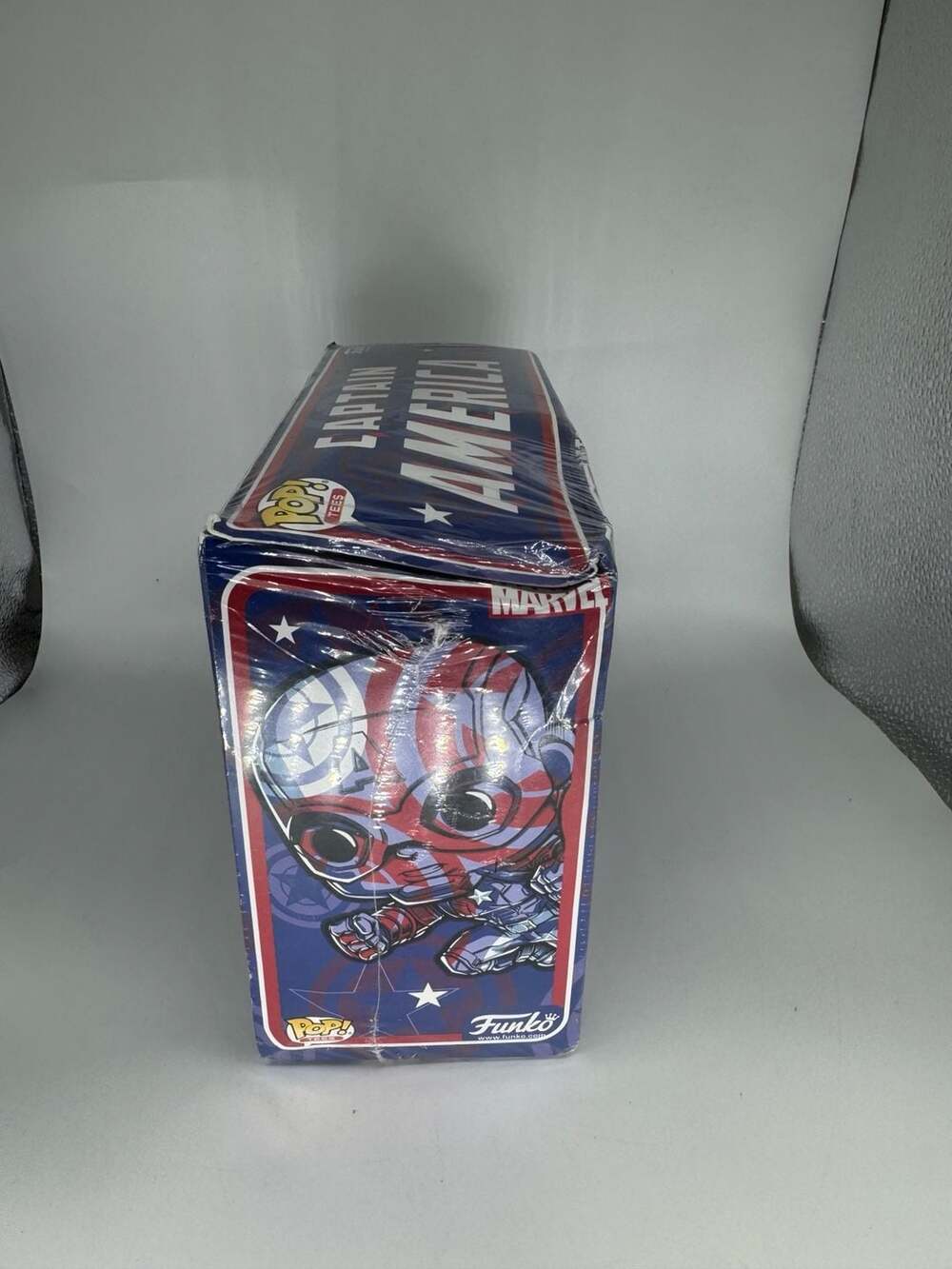 Funko Pop! & Tee Marvel Captain America Art Series Target Exclusive Size XL - Picture 3 of 5
